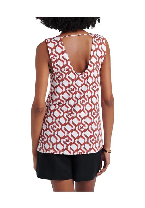 Top Donna Max Mara Pelota Viscosa Stretch Con Stampa MAX MARA beachwear | BCHPELOTA001
